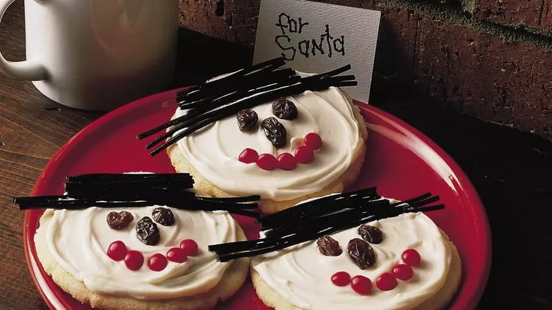 Jolly Snowman Cookies