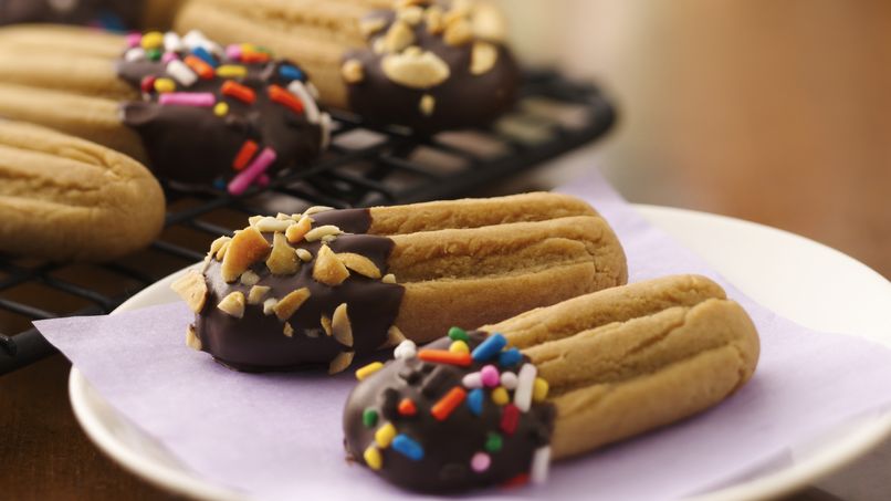 Chocolate-Dipped Peanut Butter Fingers