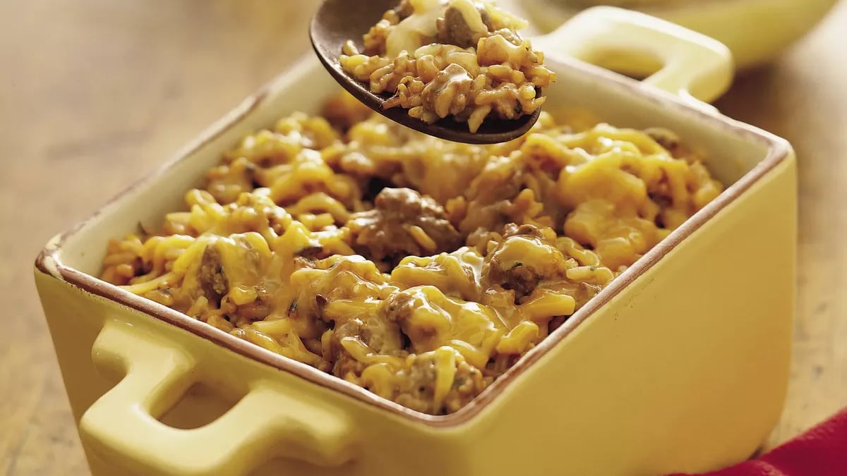 Wild Rice and Beef Casserole