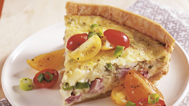 Slow-Cooker Ham and Swiss Quiche