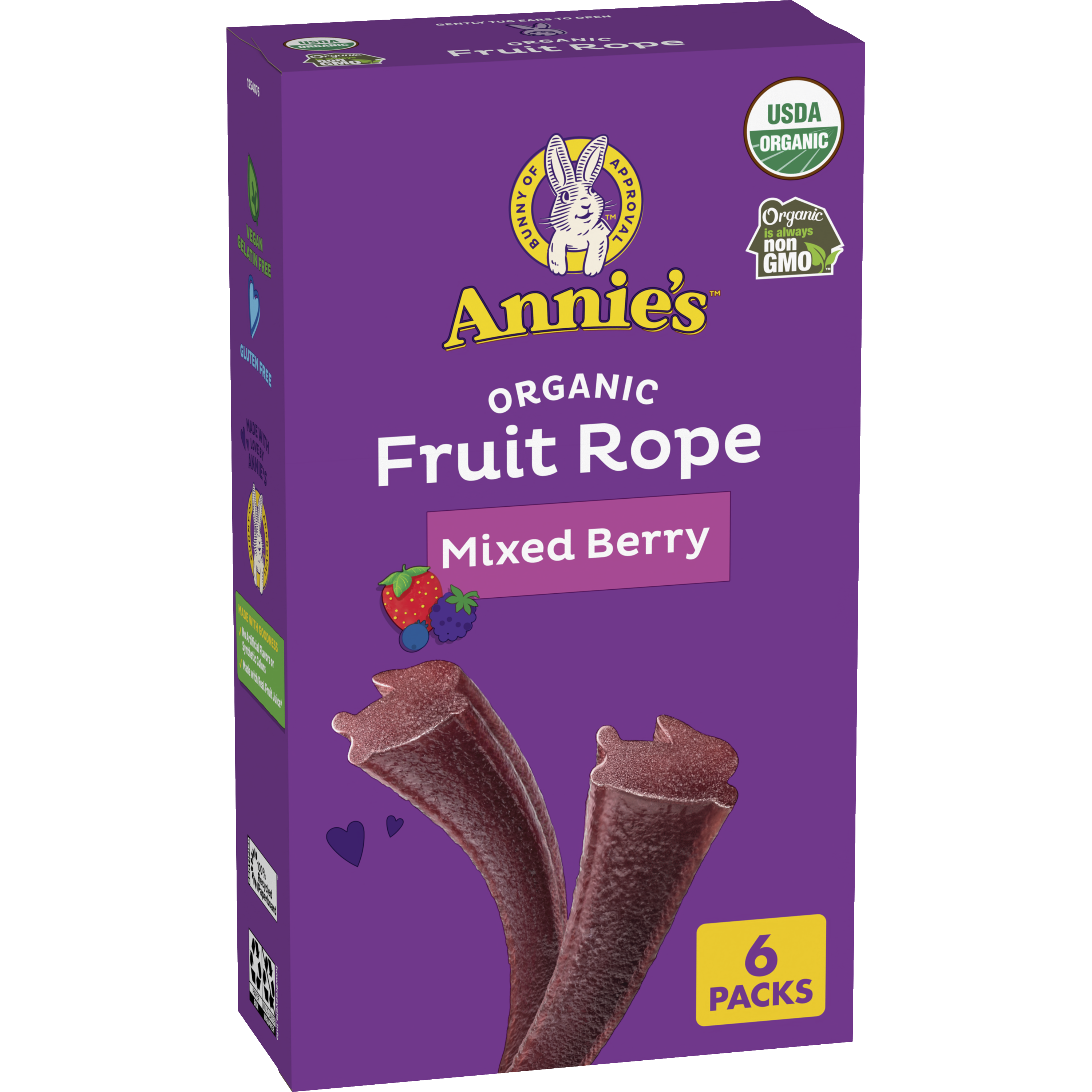 Organic Mixed Berry Fruit Rope | Annie‘s
