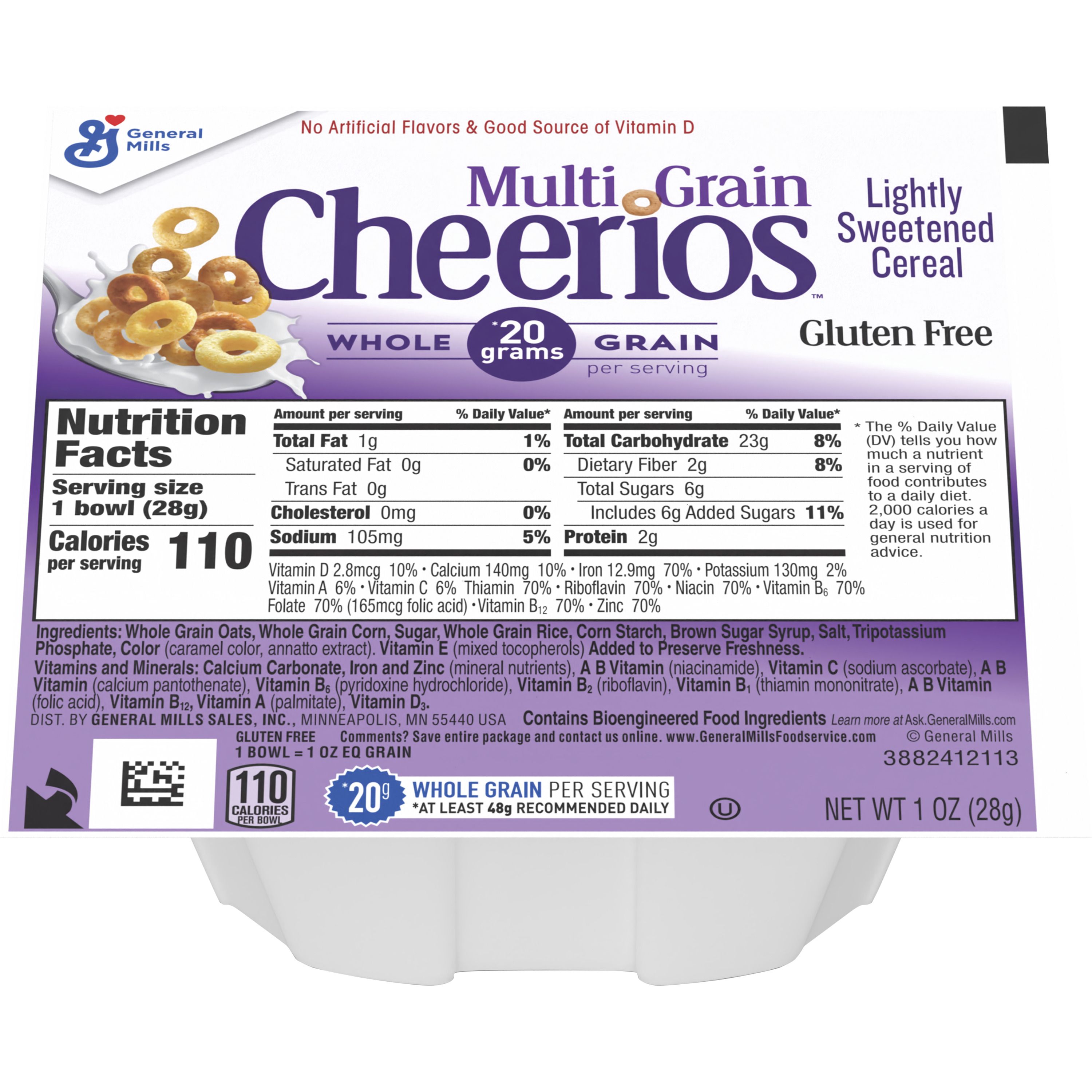 Honey Cheerios(TM) Cereal Single Serve Bowlpak (96 ct) 1 oz – Feeser's  Direct