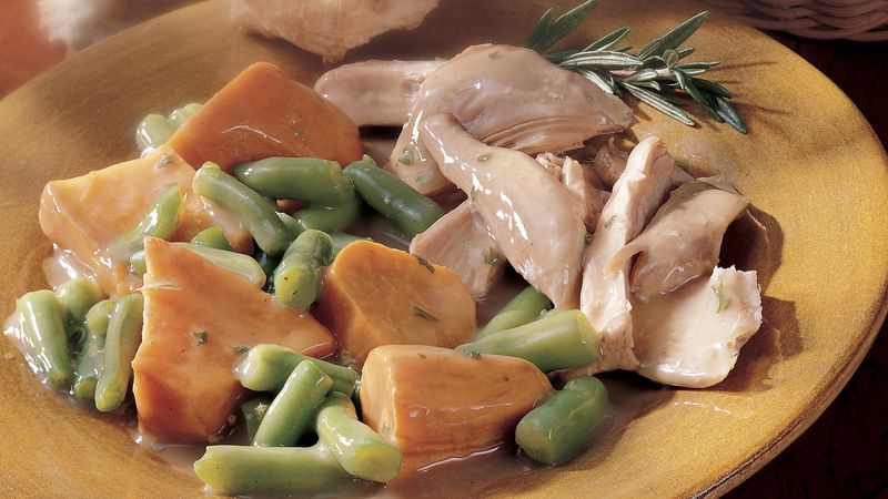 Slow-Cooker Turkey and Sweet Potatoes