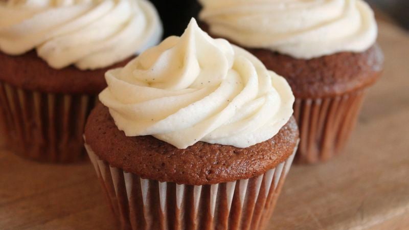 Chocolate Stout Cupcakes with Vanilla Bean Frosting