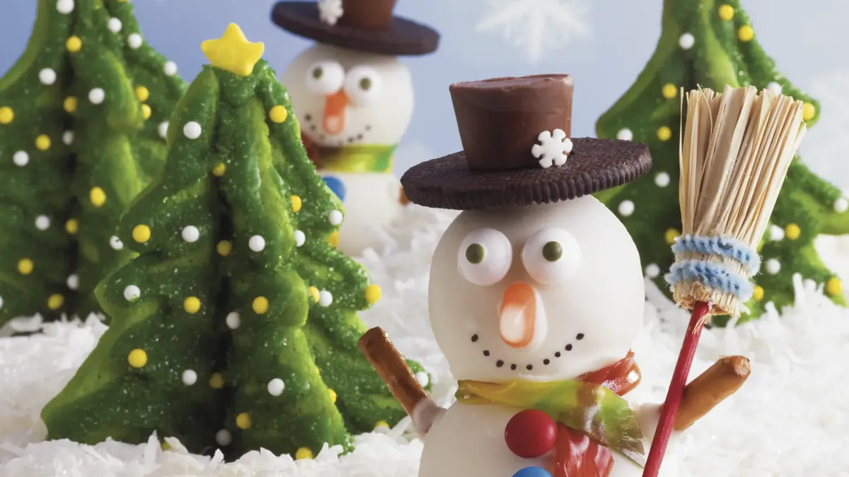 Snowman Cookie Balls