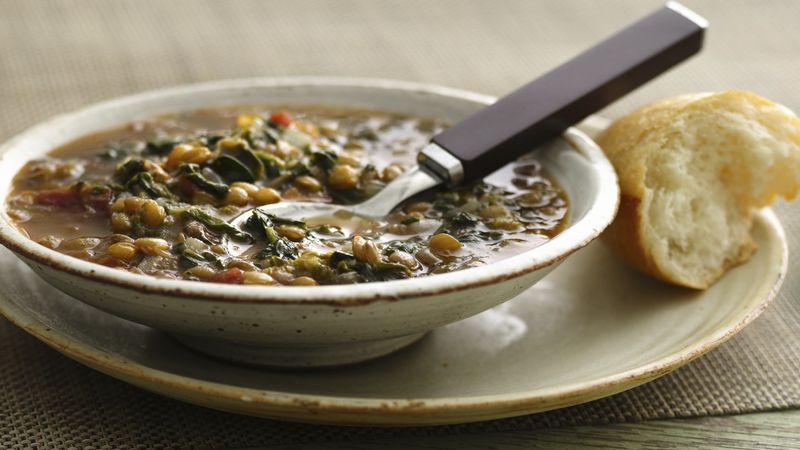 Lentil-Spinach Soup 