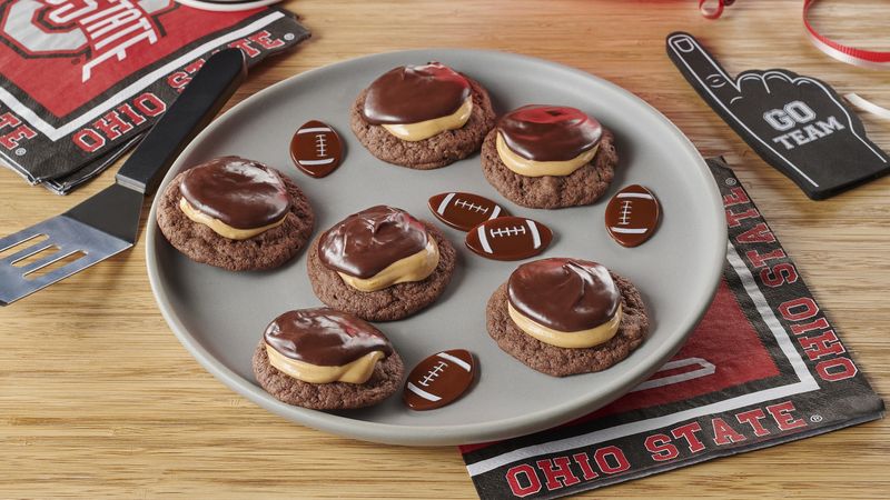 Ohio State Buckeye Cookies