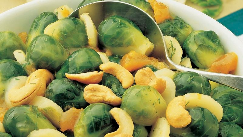Apricot-Glazed Brussels Sprouts