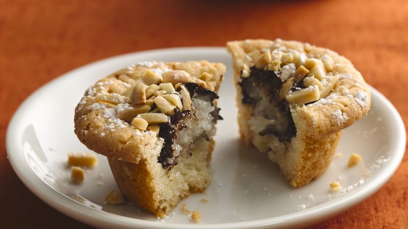 Choco-Coconut-Almond Cookie Cups