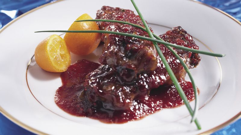 Cranberry-Barbecue Riblets