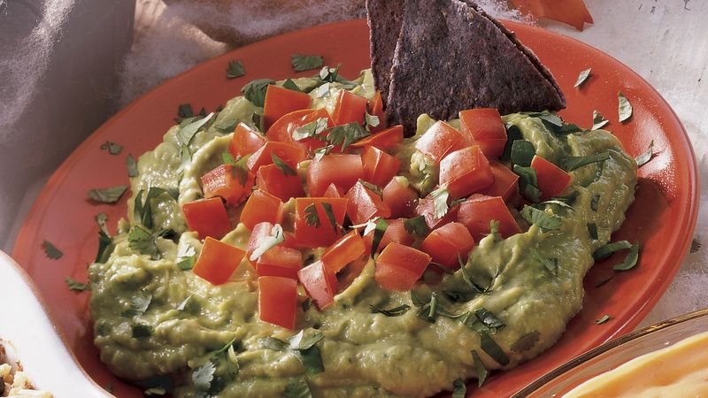 Guacamole with Blue Chips