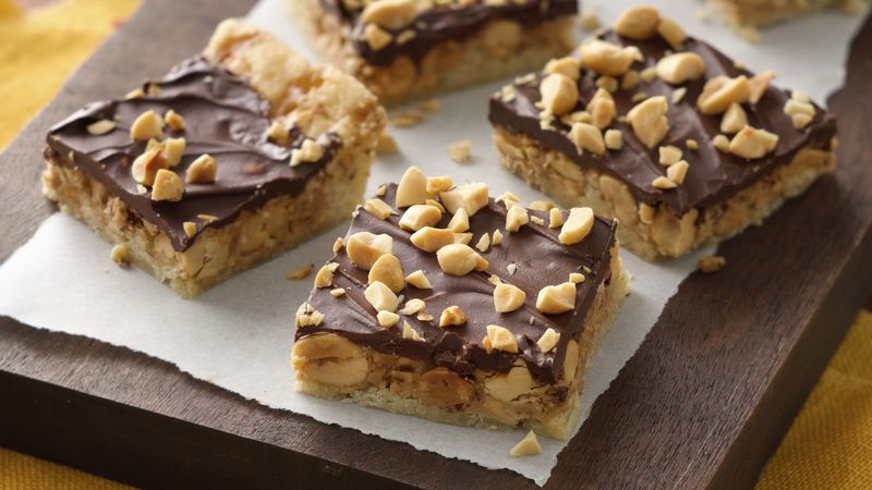 Chocolate-Toffee-Peanut Butter Crunch Bars