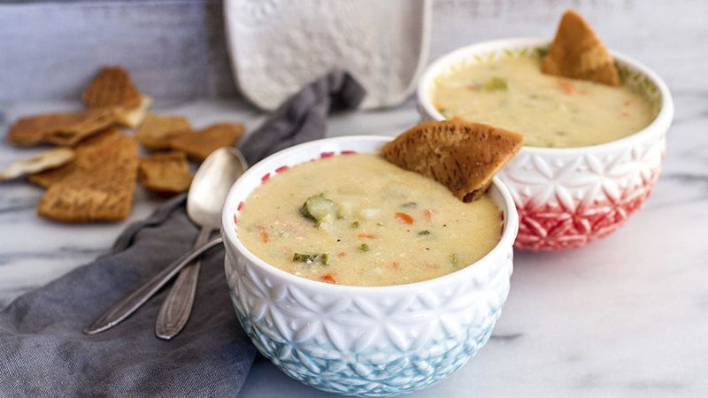 Easy Slow-Cooker Dill Pickle Soup