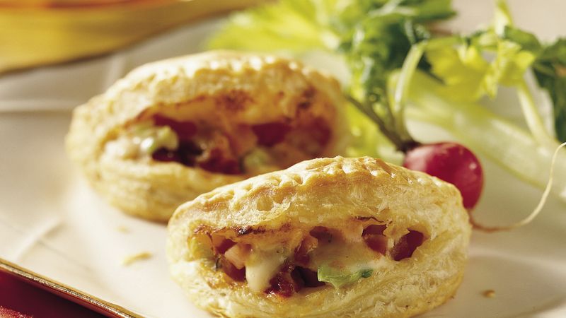 Ham and Gouda Pastry Puffs