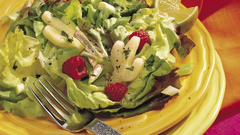 Mixed-Greens Salad with Honey-Lime Vinaigrette