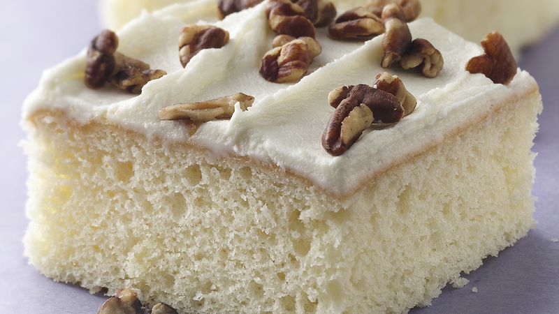 White Chocolate Sheet Cake with White Chocolate Frosting