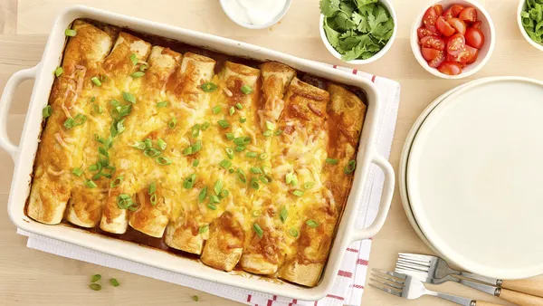 Easy Beef Enchiladas