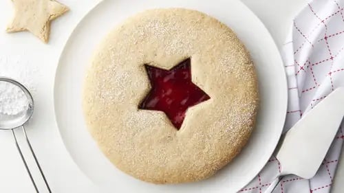 Linzer Cookie Tart