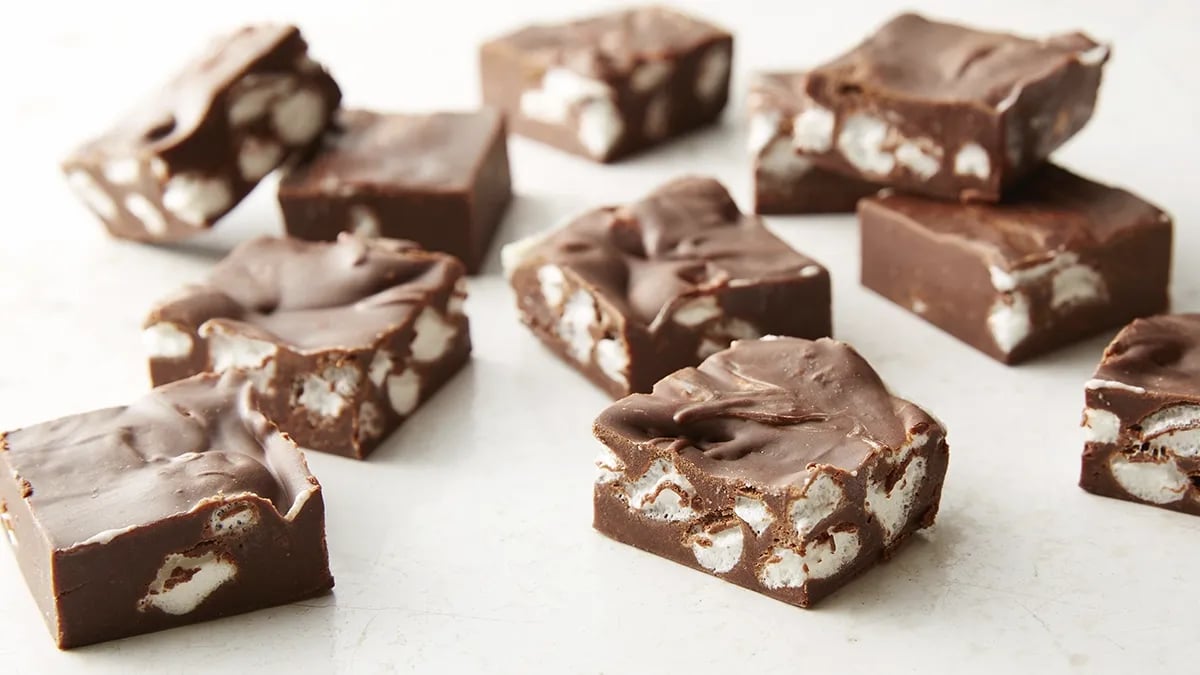 Easy Chocolate Marshmallow Fudge