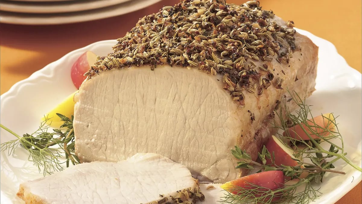 Easy Garlic Pork Roast