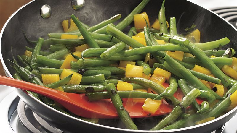Stir-Fried Green Beans and Pepper