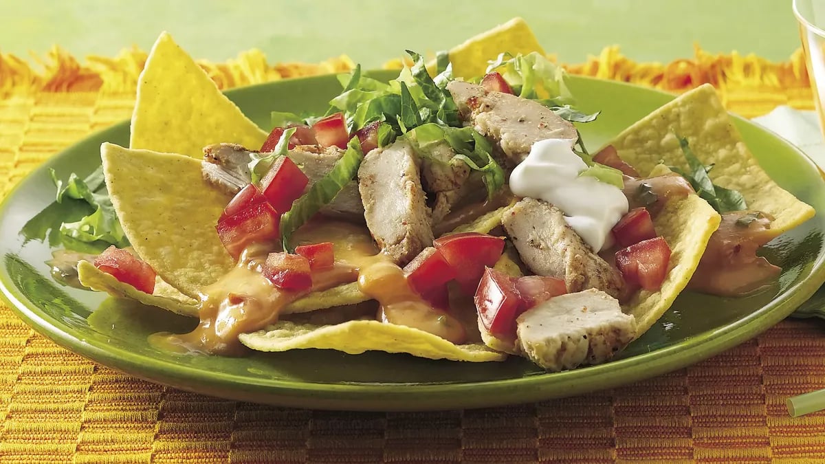 Smoky Chicken Nachos