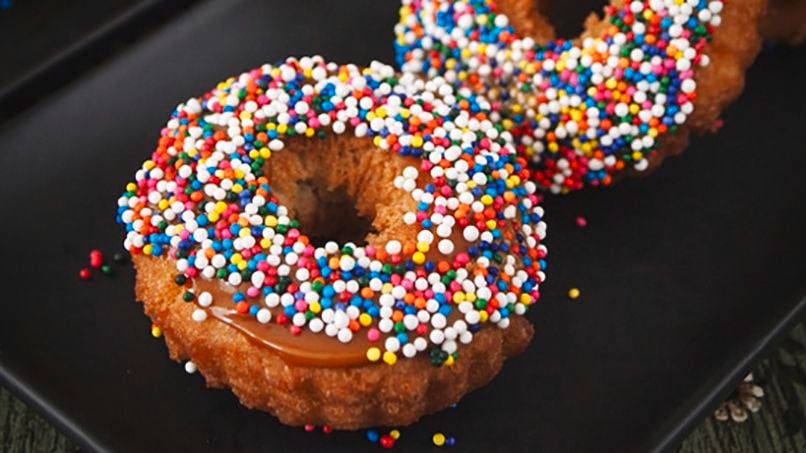 Donas con Dulce de Leche