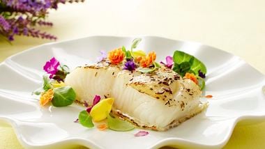 Haddock Fillet With Basil Cream Yoga Mat by Roulier-turiot - Pixels