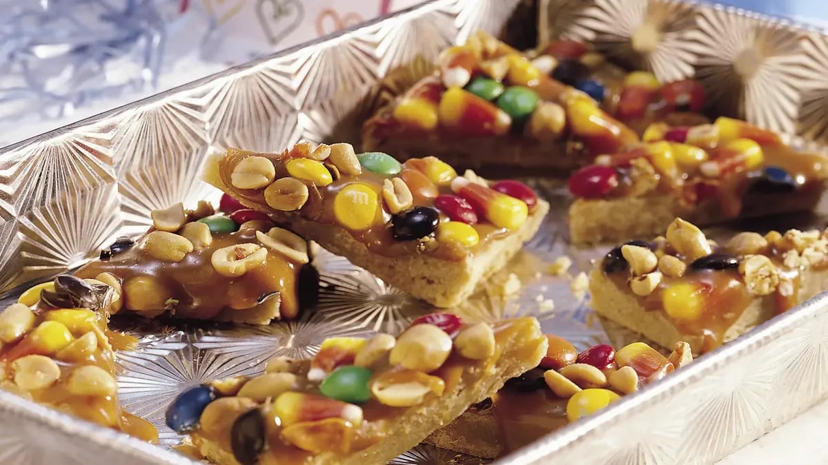 Confetti Caramel Bars