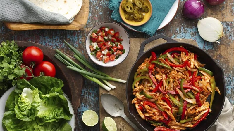 BBQ Chicken Fajitas