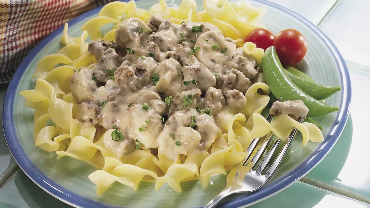 Light and Easy Hamburger Stroganoff