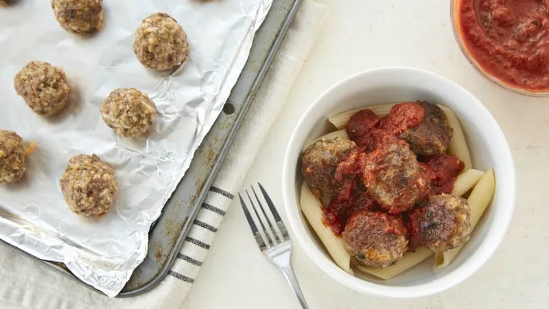 Spicy Italian Pork Meatballs