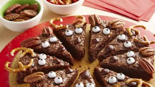 Reindeer Brownies