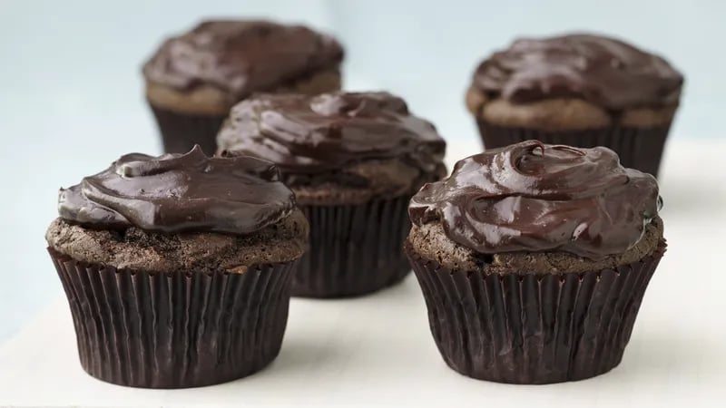 Vegan Chocolate Avocado Cupcakes