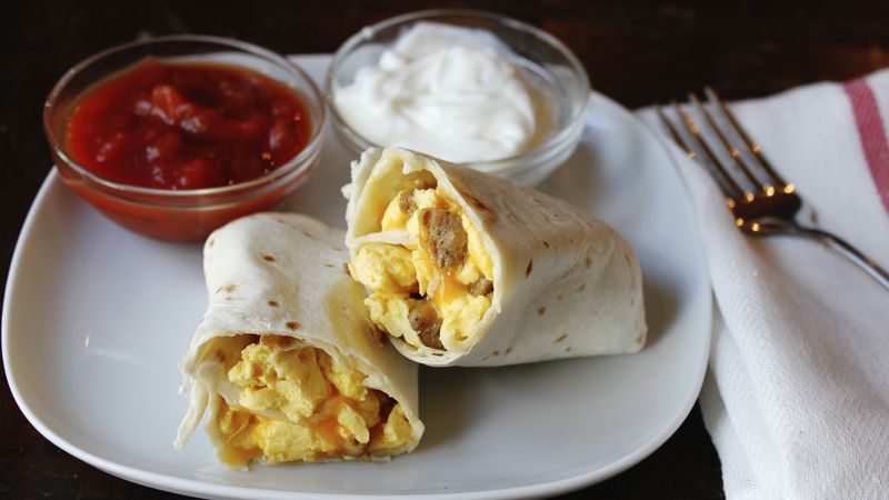 Make-Ahead Breakfast Burritos