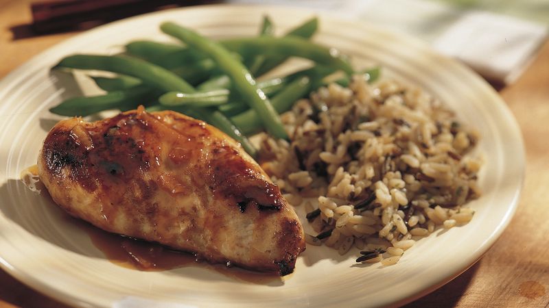 Chicken with Gingered Brown Rice 