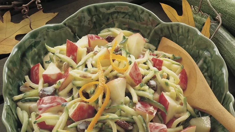 Apple Zucchini Slaw