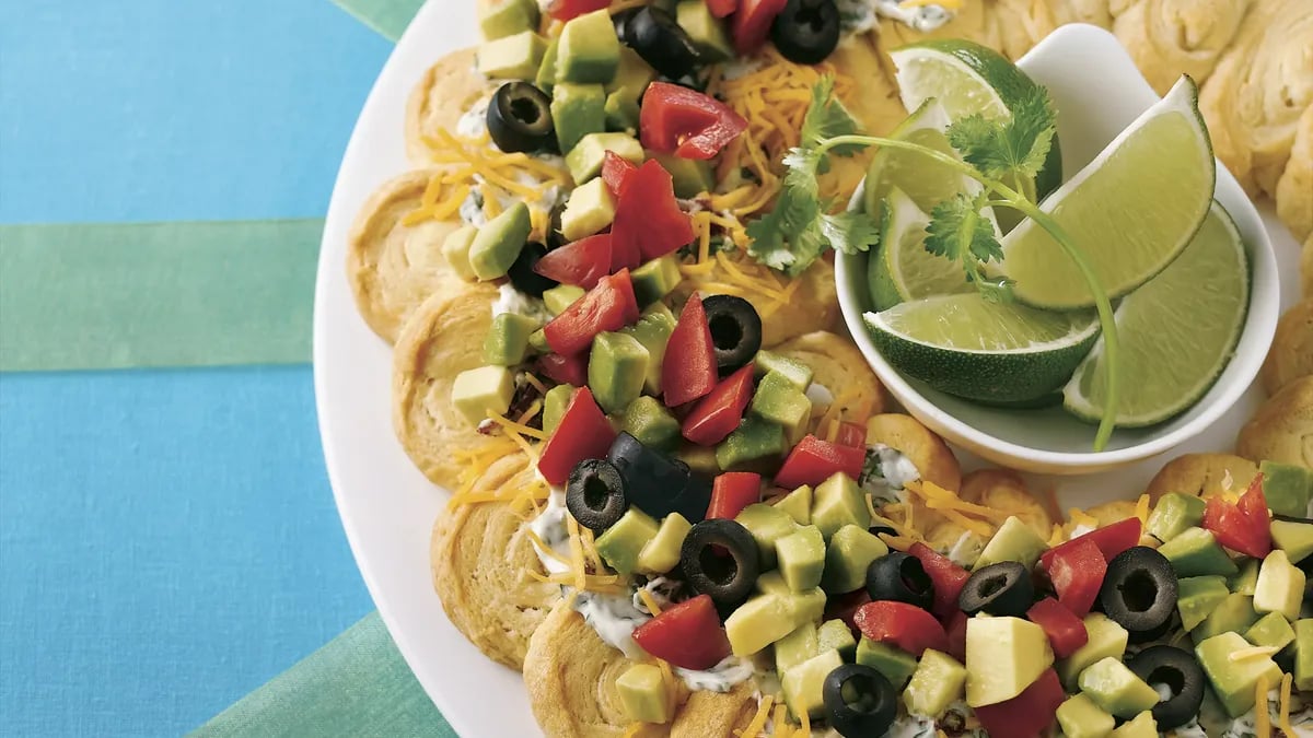 Taco Crescent Wreath