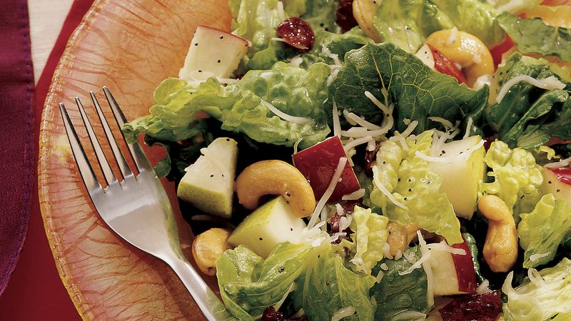 Winter Fruit Salad with Lemon-Poppy Seed Dressing