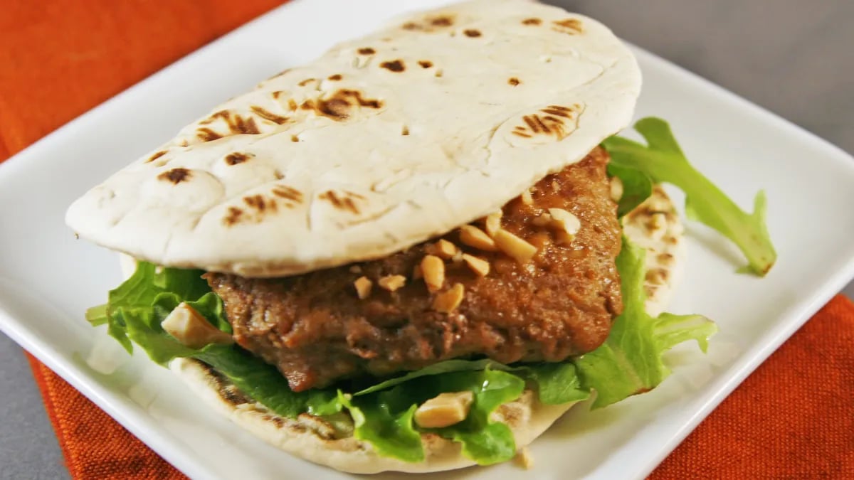 Baked Satay Burgers