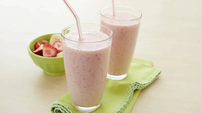 Strawberry Banana Smoothies