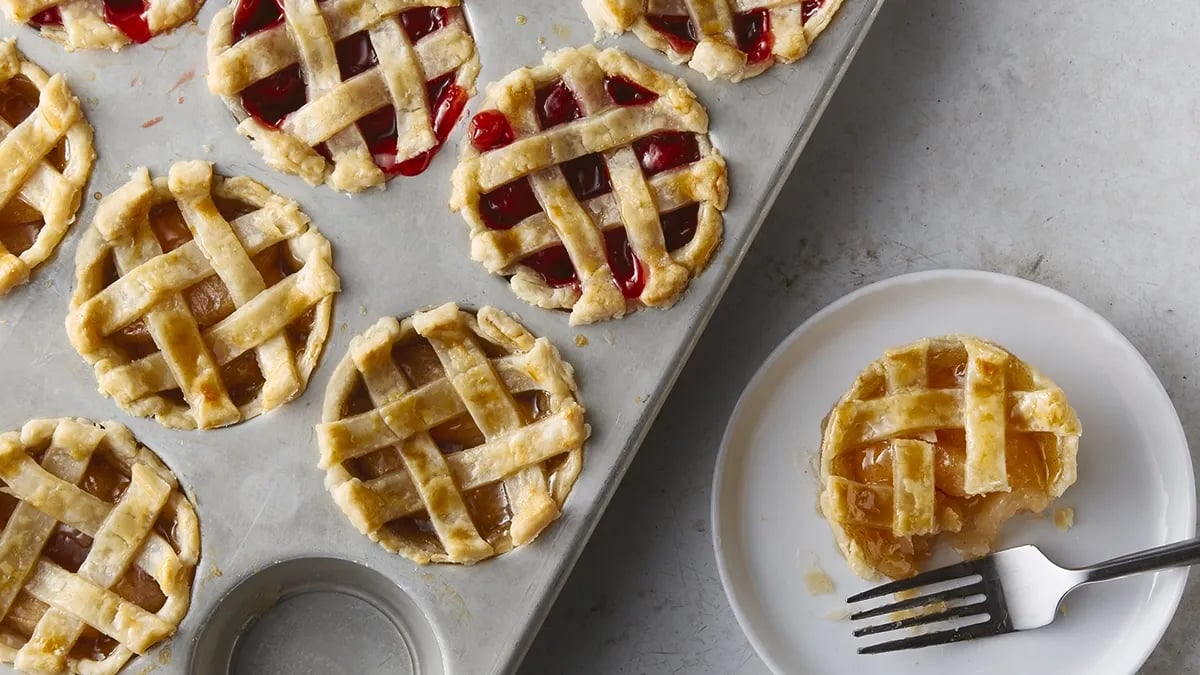 Mini Pies in a Cupcake Tin