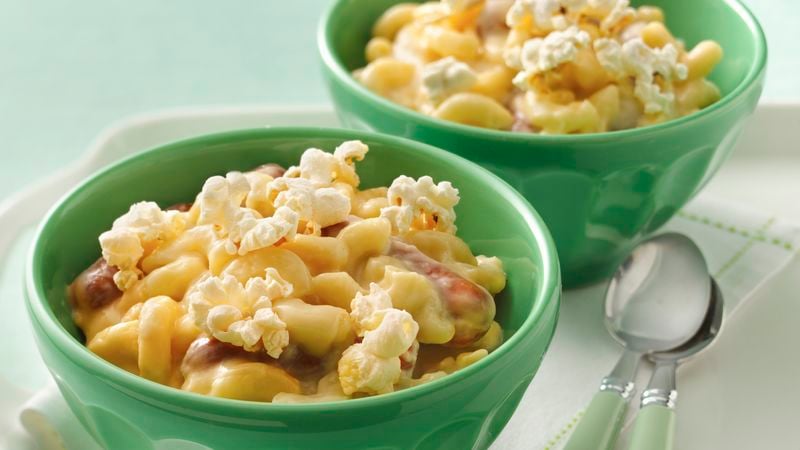 Beer-Cheese Mac and Sausages