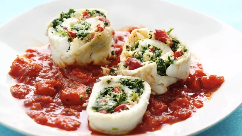 Stuffed Sole Roulade