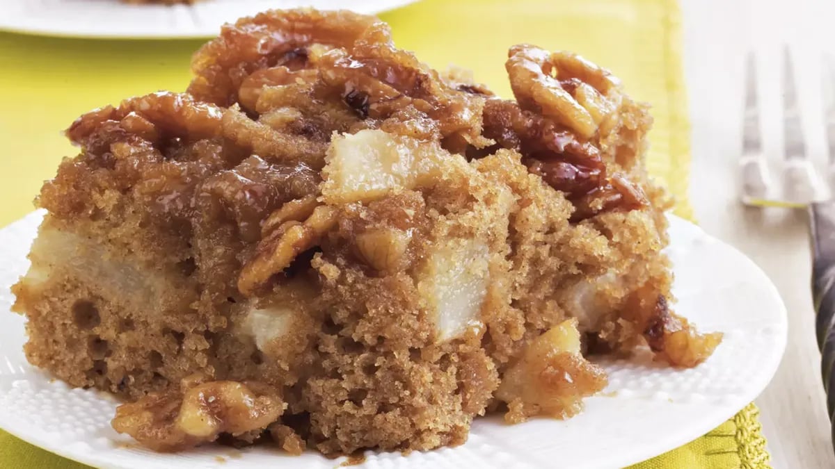 Gooey Pear Cake