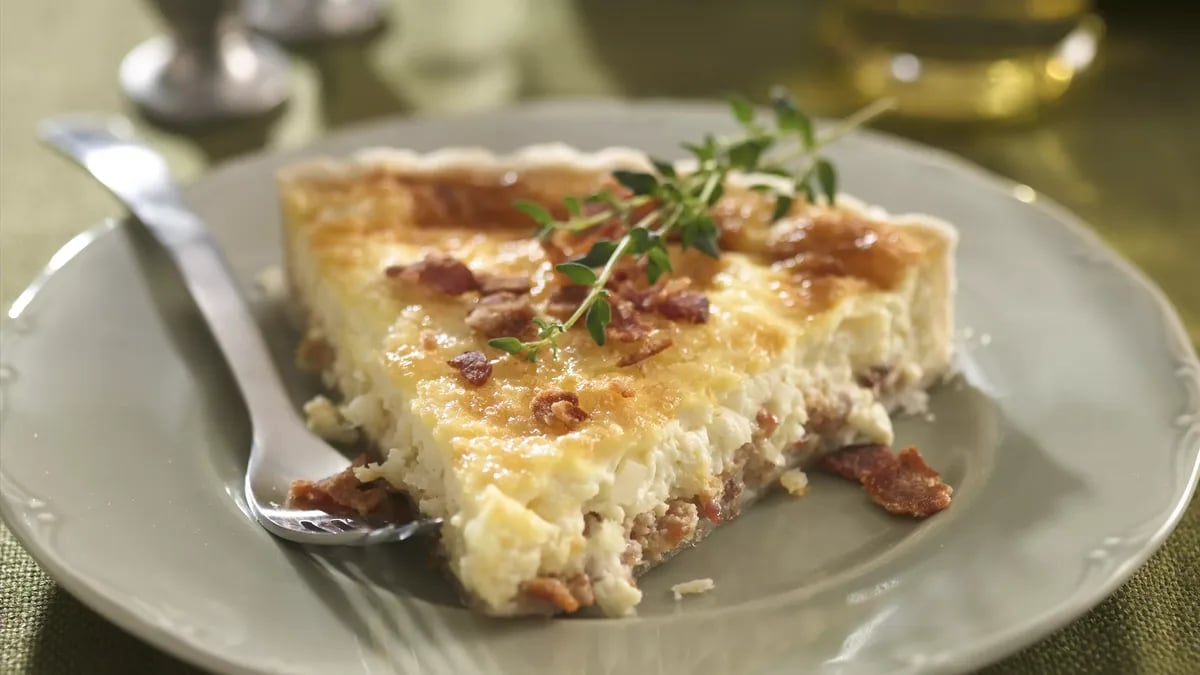 Bacon and Swiss Quiche