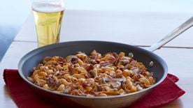 Beer and Bacon Burger Skillet Recipe 