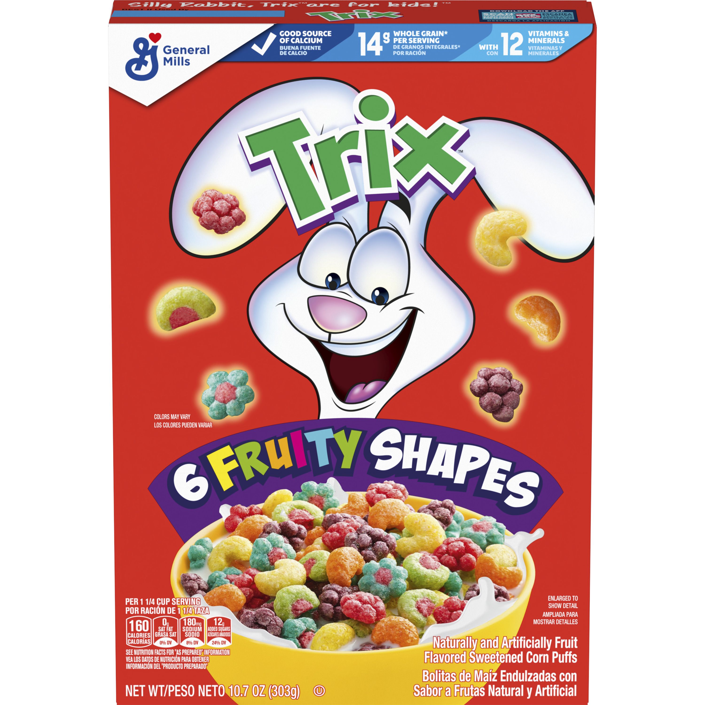Front - 3D Trix Cereal Box 12/10.7 oz