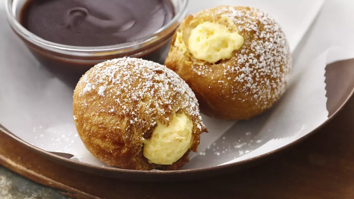 Orange Cream Bomboloni