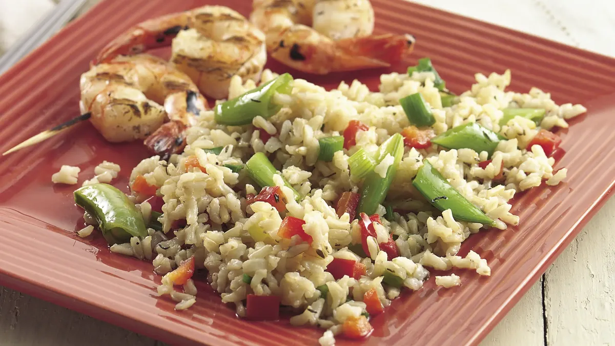 Bulgur Pilaf with Pea Pods